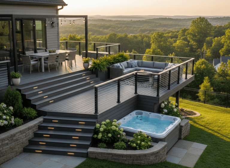 What to Know Before Building a Multi-Level Deck - American Services of ...